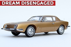 1963 Studebaker Avanti Supercharged Gold Metallic 1:43